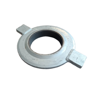 Head nut for cone crushers – durable and robust component designed for secure attachment of critical components in cone crushers.