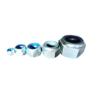 Nylock Nut – features a nylon insert that prevents loosening, providing reliable locking performance in high-vibration environments.